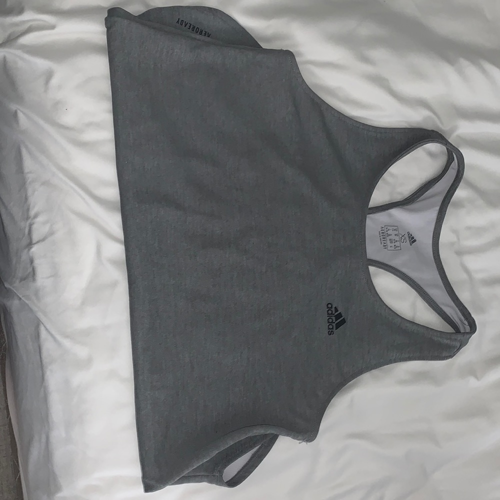 Grey adidas tank